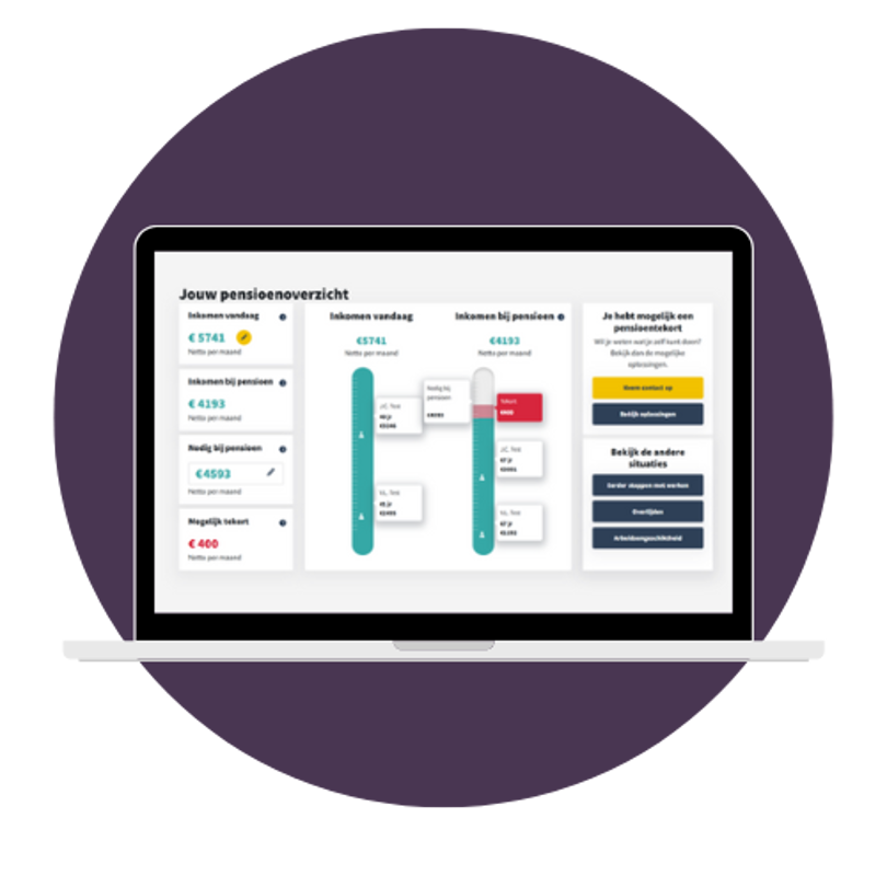 Pensioenscan Laptop